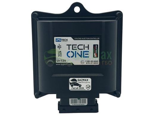 Блок керування ГБО LPGTECH TECH ONE, 4 циліндри, 24 pin