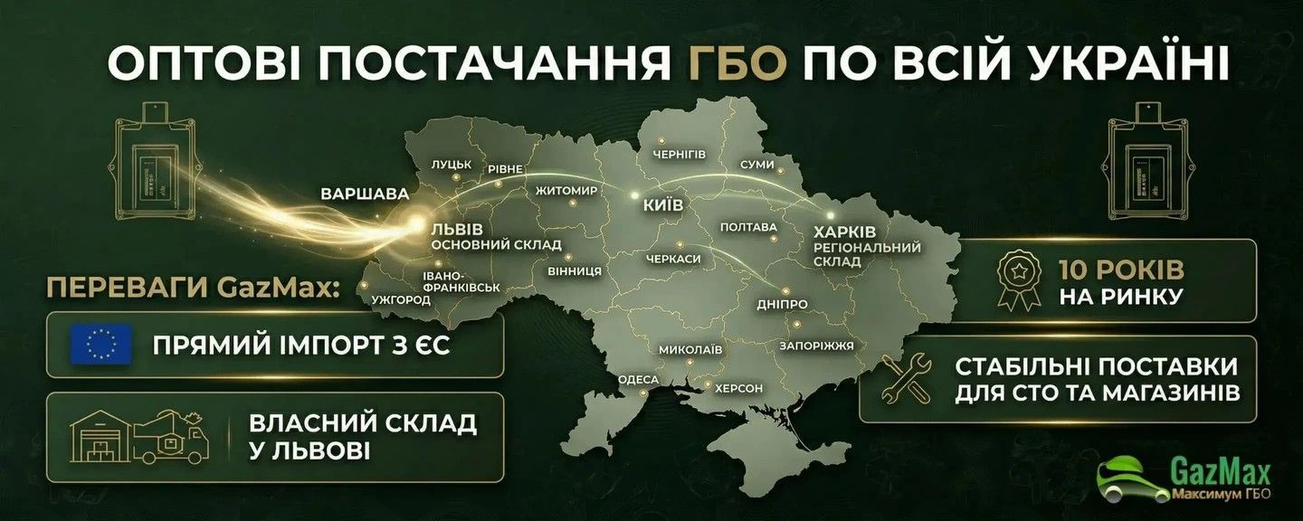 ОПТОВИЙ ПРОДАЖ ГБО